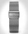 MILANESE STRAP SILVER POLISHED - silver glossy