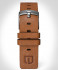 LEATHER STRAP VINTAGE BROWN - szary matowy