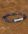 Bracelet GIAN Bleu orange XL Fermoir Argent