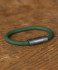 Bracelet ANDREA Vert XL Fermoir Gris