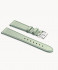 LEATHER STRAP MAINE MENTA - silver glossy